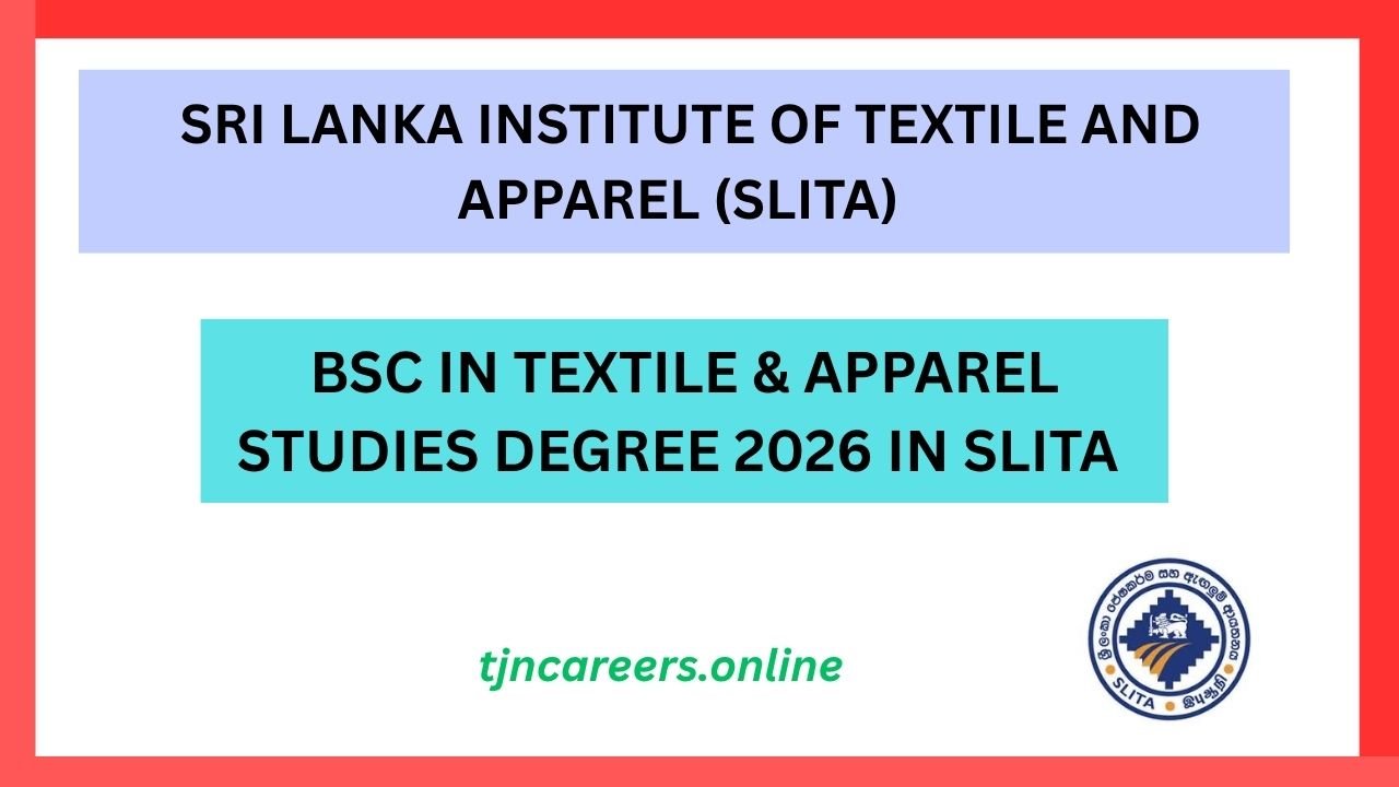BSc in Textile & Apparel Studies Degree 2026 in SLITA (Course Application)
